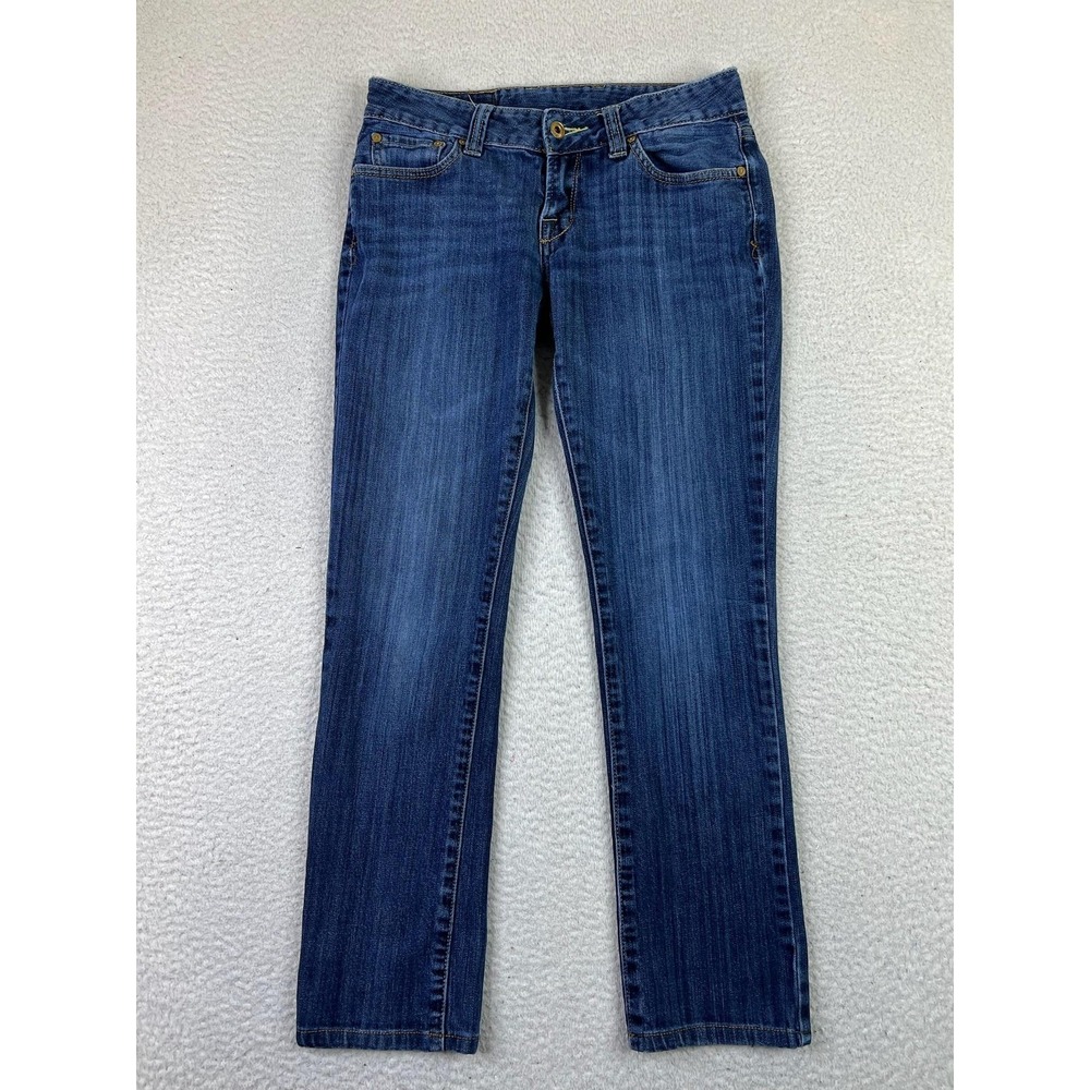 Lucky Brand‎ Jeans Womens 4 Blue Clementine Lola Straight Leg Stretch Denim 27